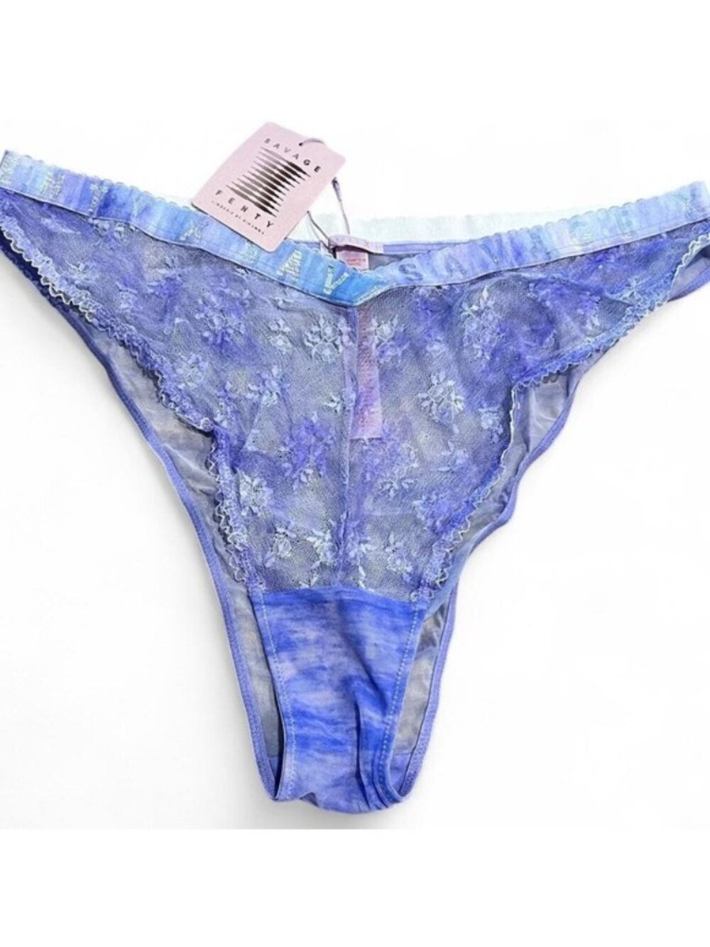 NEW Purple Lace High Cut Panties by Savage x Fenty XXL